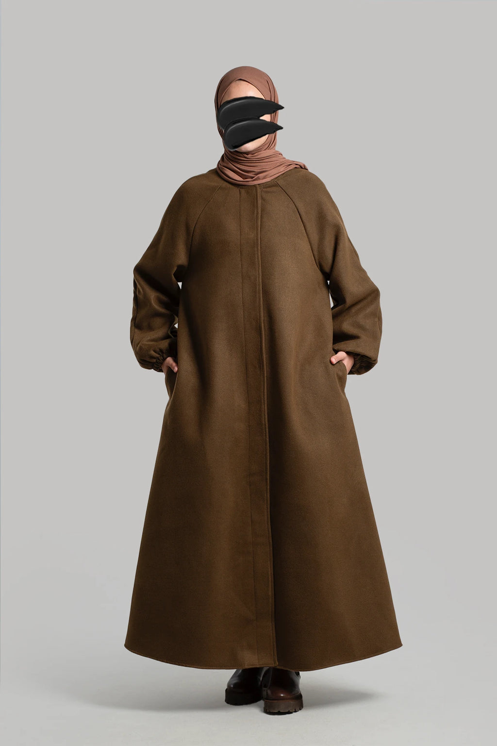 Manteau Cachemire Élégance Hijab