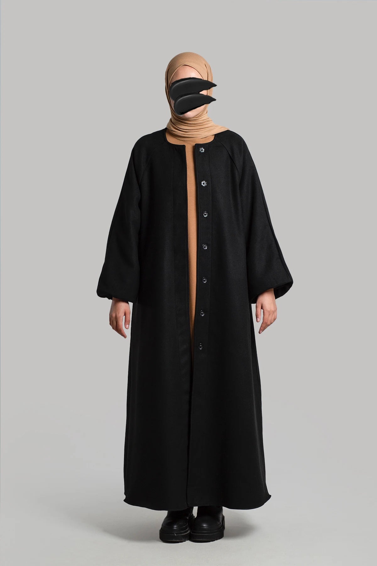 Manteau Cachemire Élégance Hijab