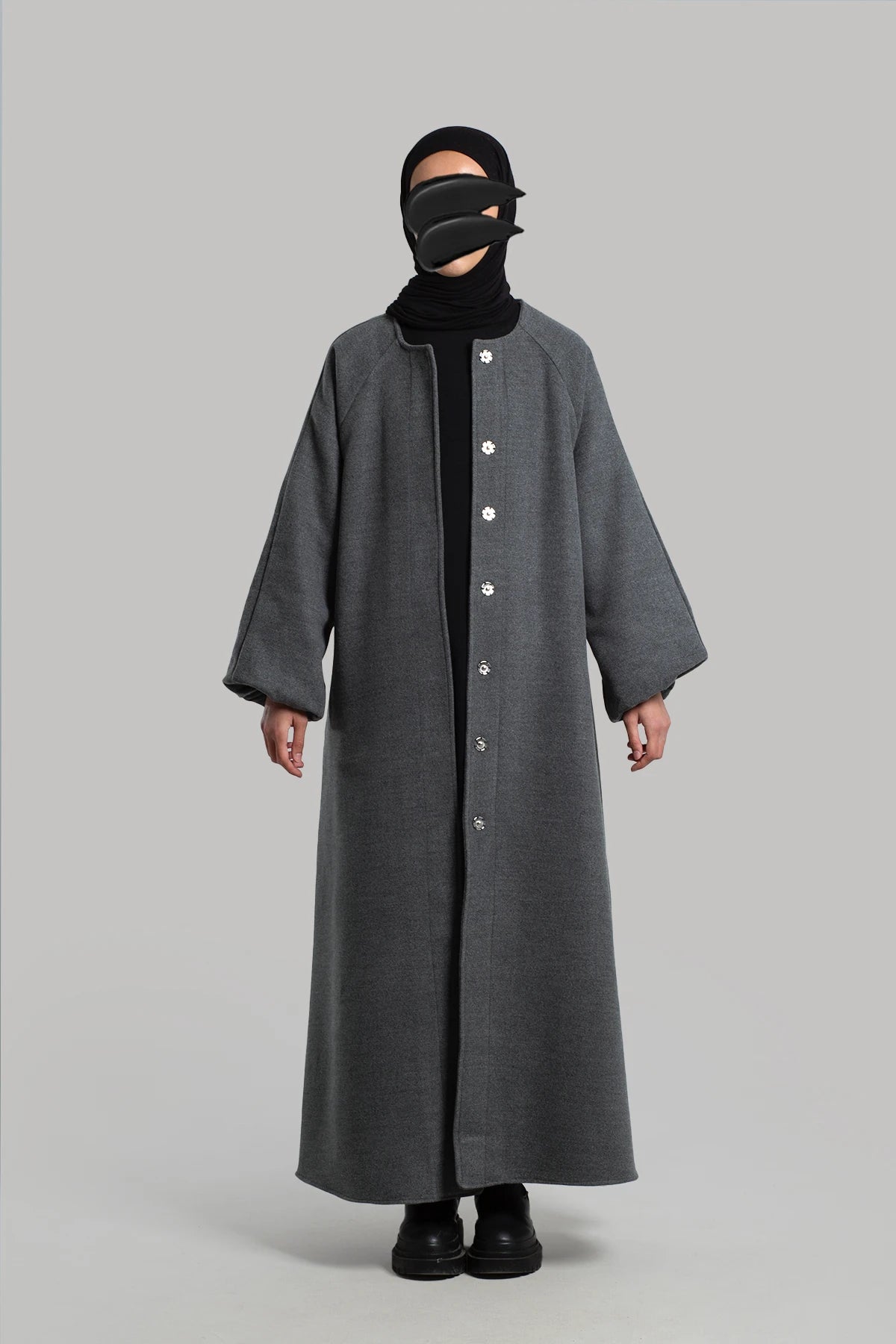 Manteau Cachemire Élégance Hijab